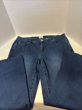 DC Women's Straight Leg Jeans in Deep Blue